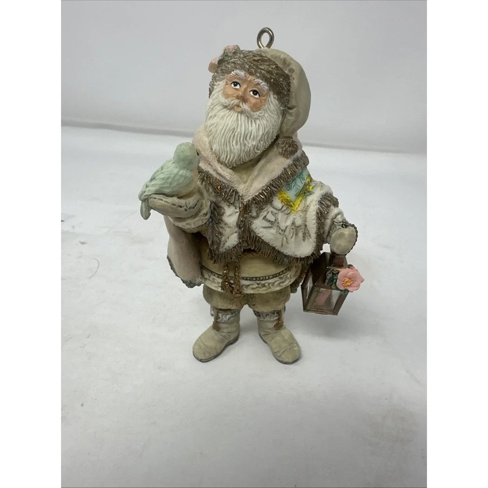 Santa And Friend,‎ Carlton Cards Christmas Ornament Heirloom Collection Vintage